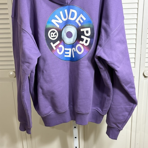 Nude Project Record Hood Lavander Purple Fleeced XXL - Picture 13 of 16
